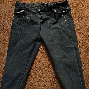 Kids Rhinestone Jeans